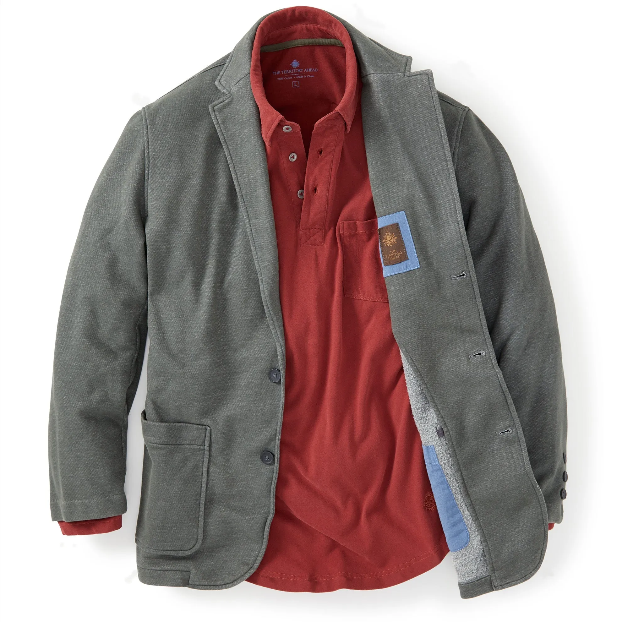 Barnaby Knit Fleece Blazer - Tall