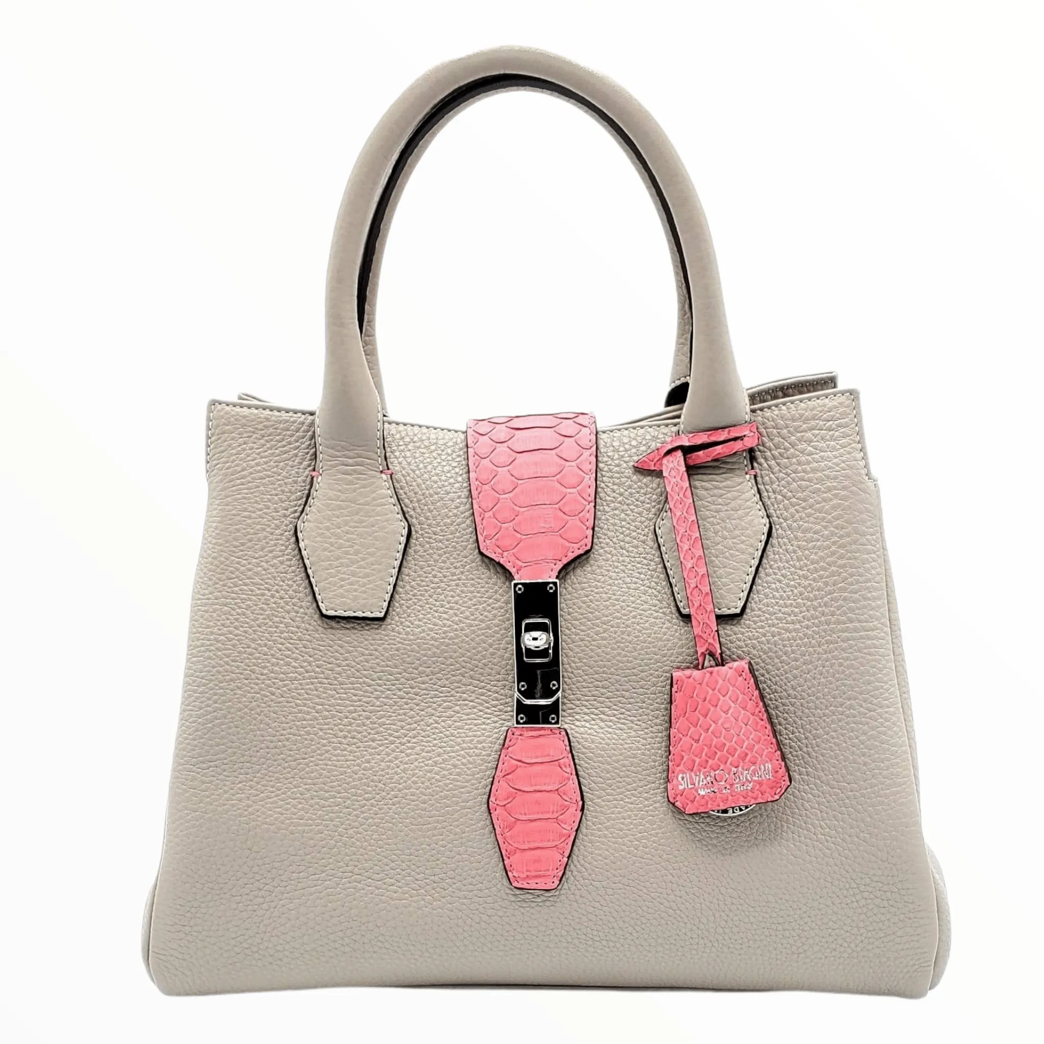 Bicolor Satchel Bag Cruise