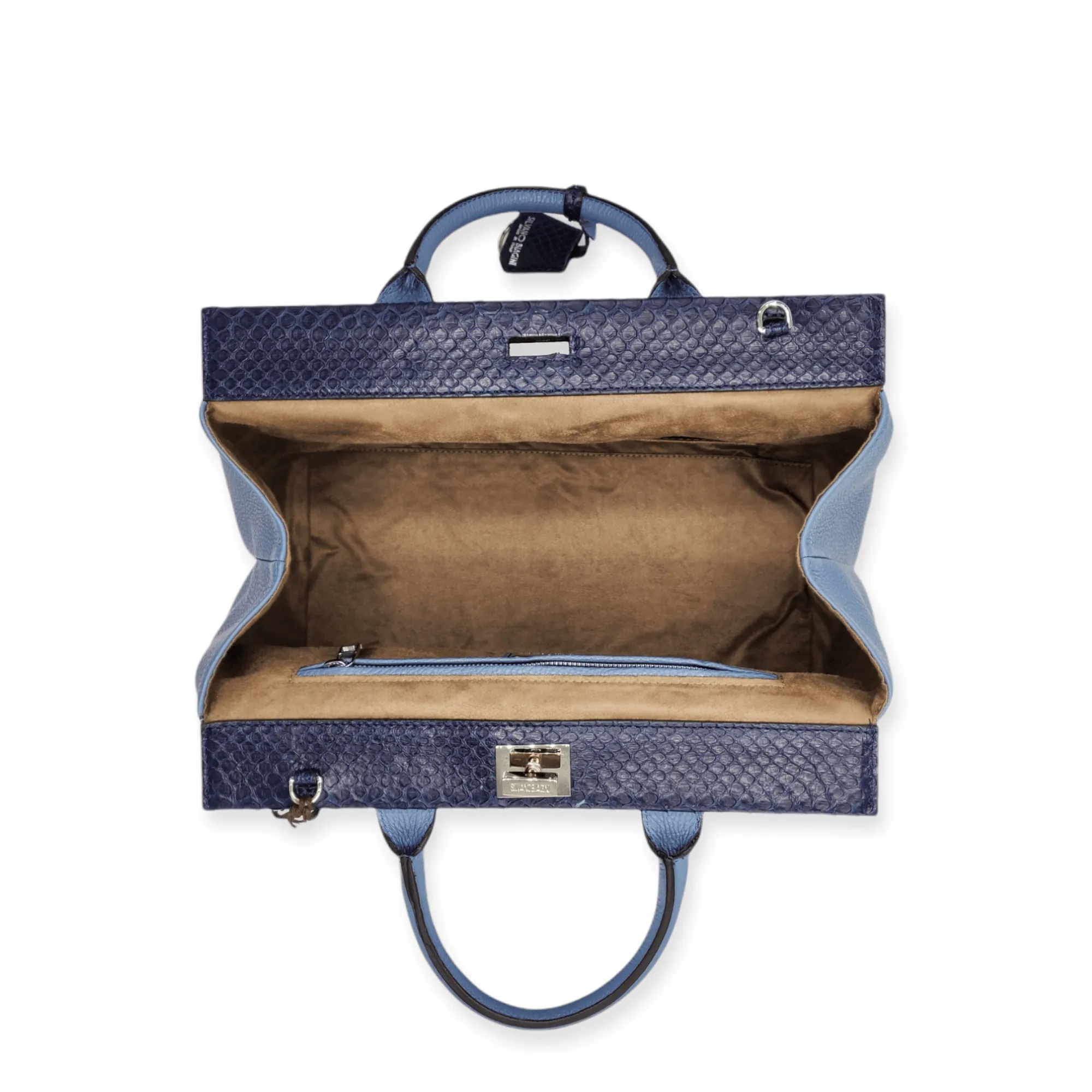 Bicolor Satchel Bag - Toy