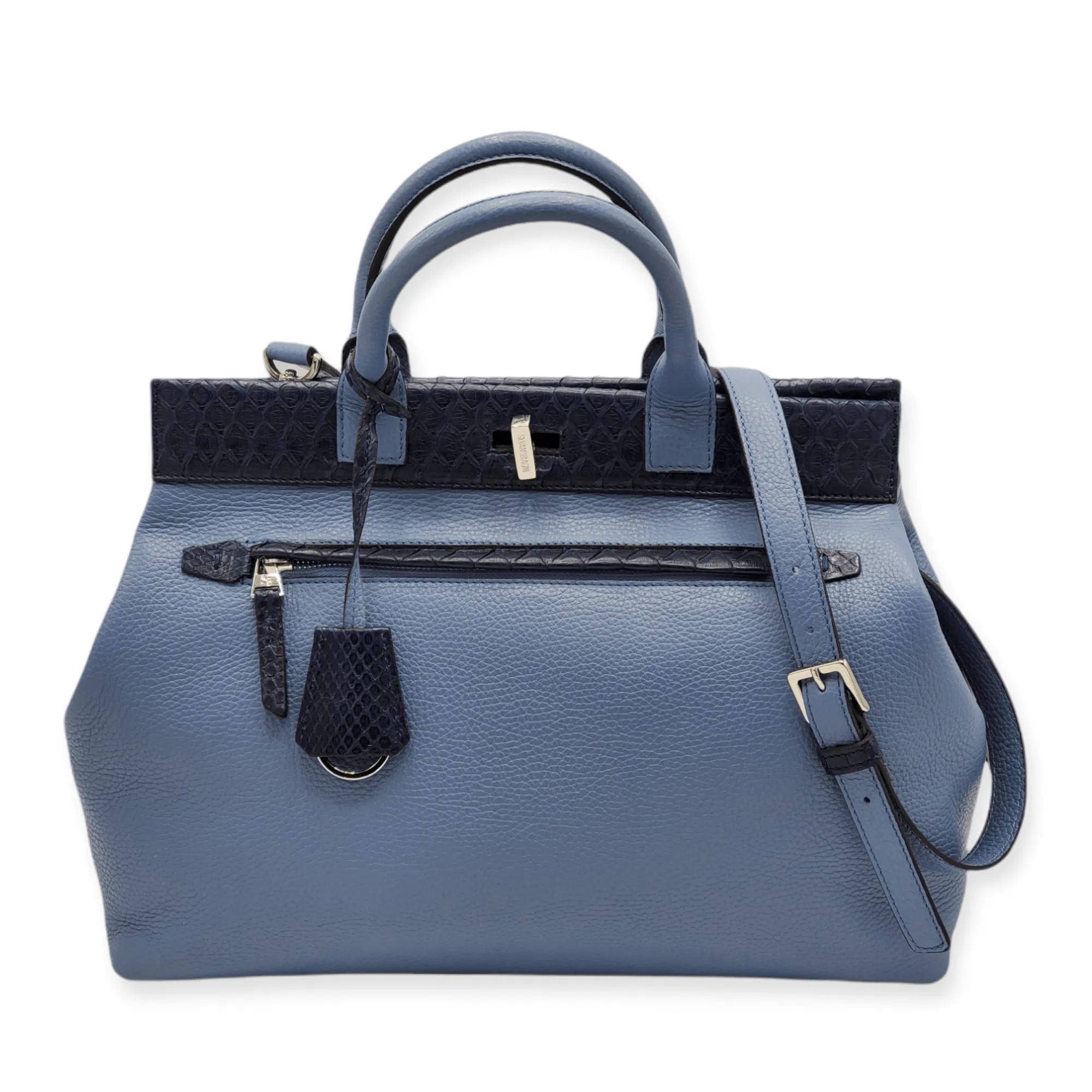 Bicolor Satchel Bag - Toy