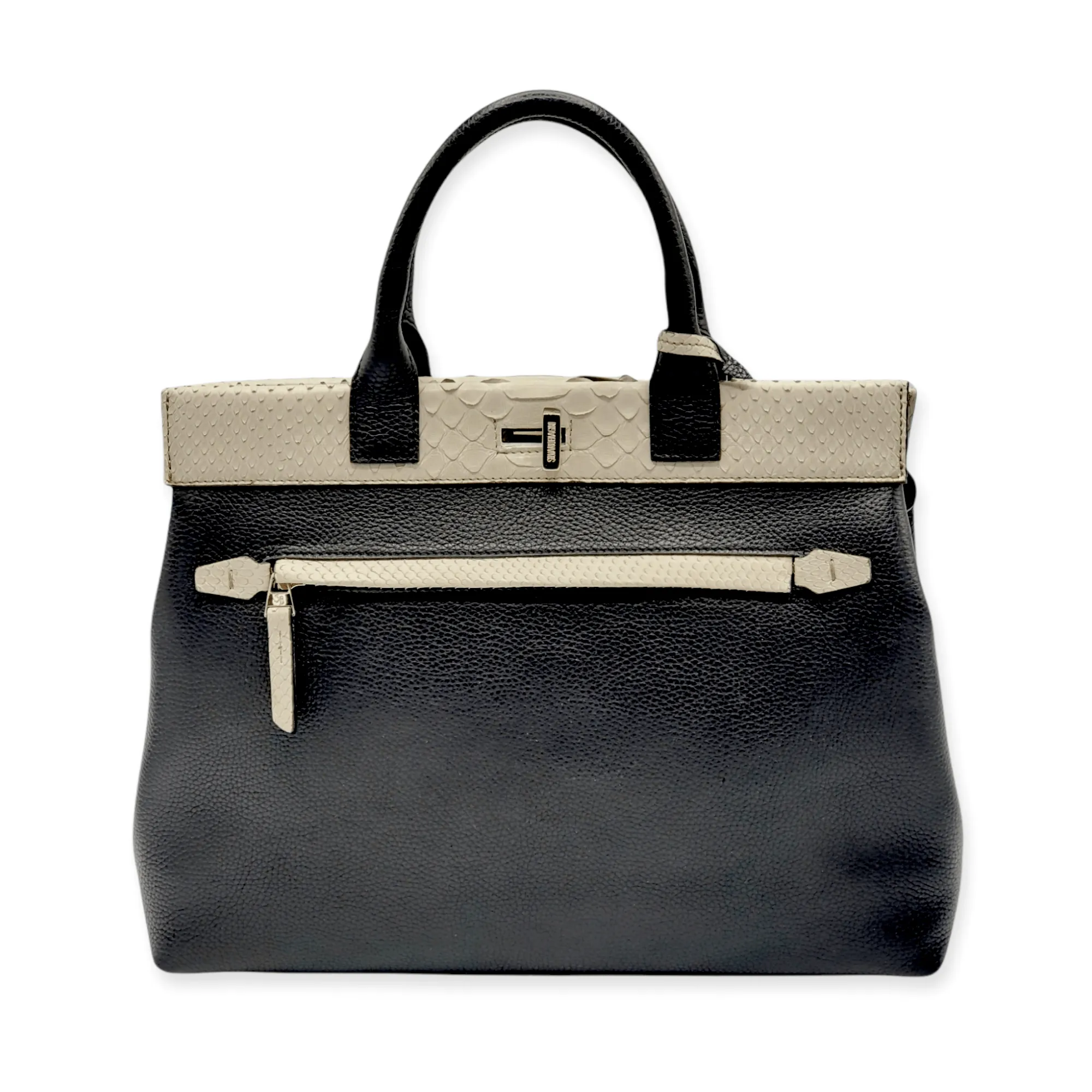 Bicolor Satchel Bag - Toy