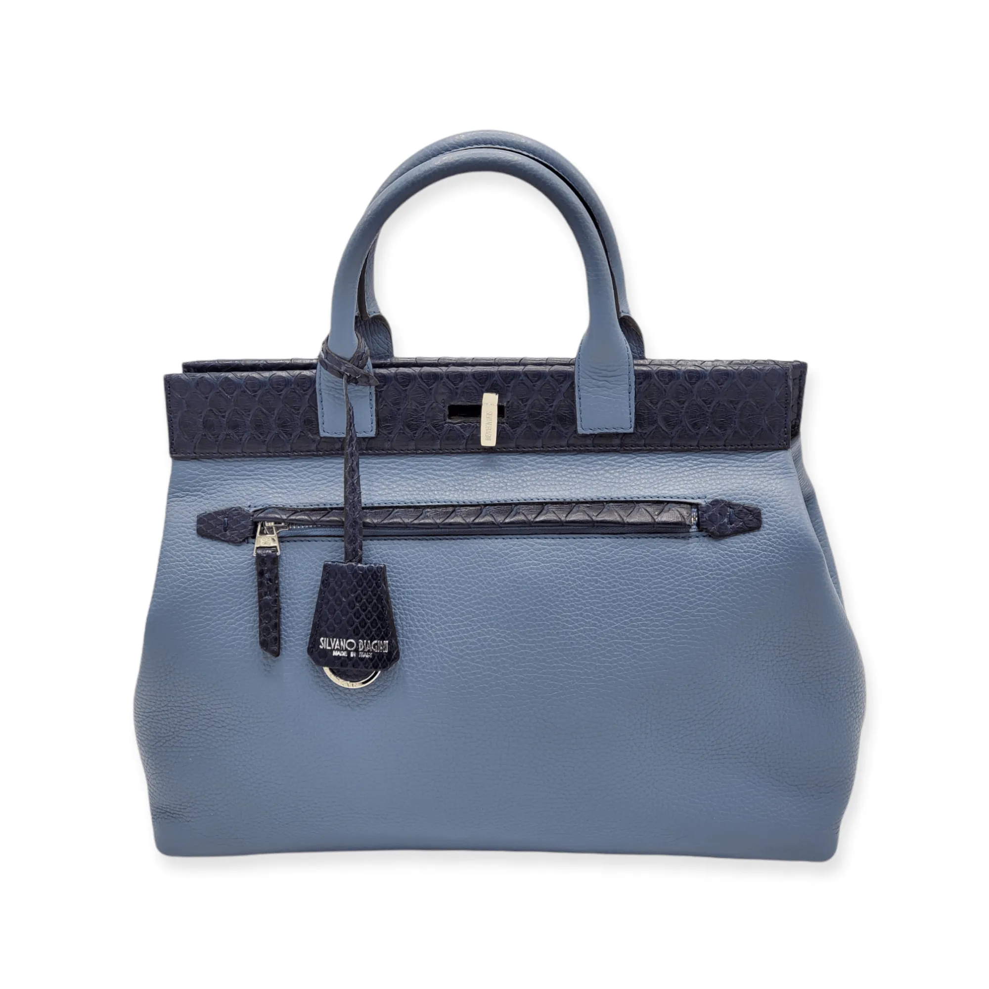 Bicolor Satchel Bag - Toy