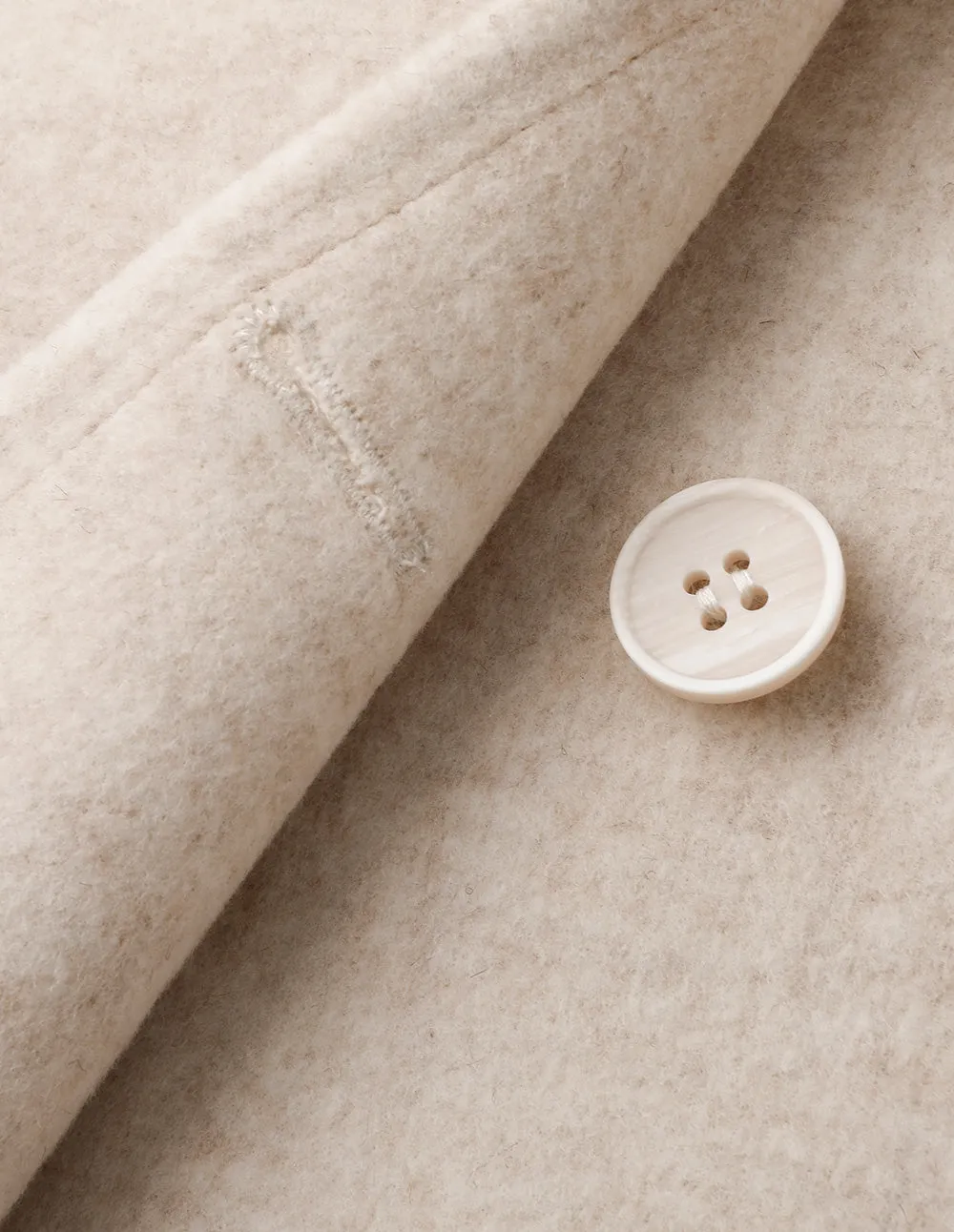 BORA AKSU Lapel Wool And Camel Hair-Blend Wool Coat