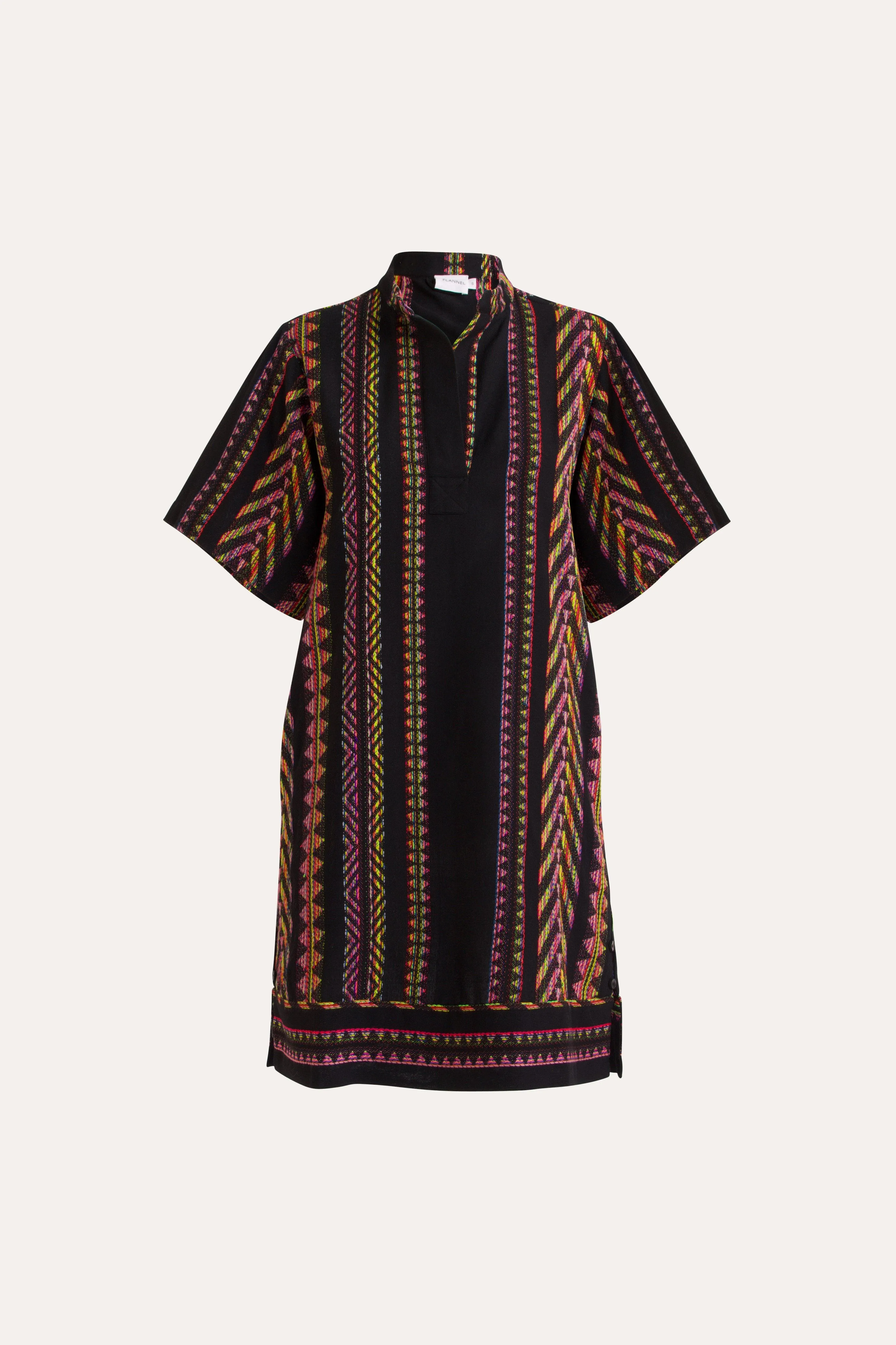 Bridie Kaleidoscope Stripe Short Dress