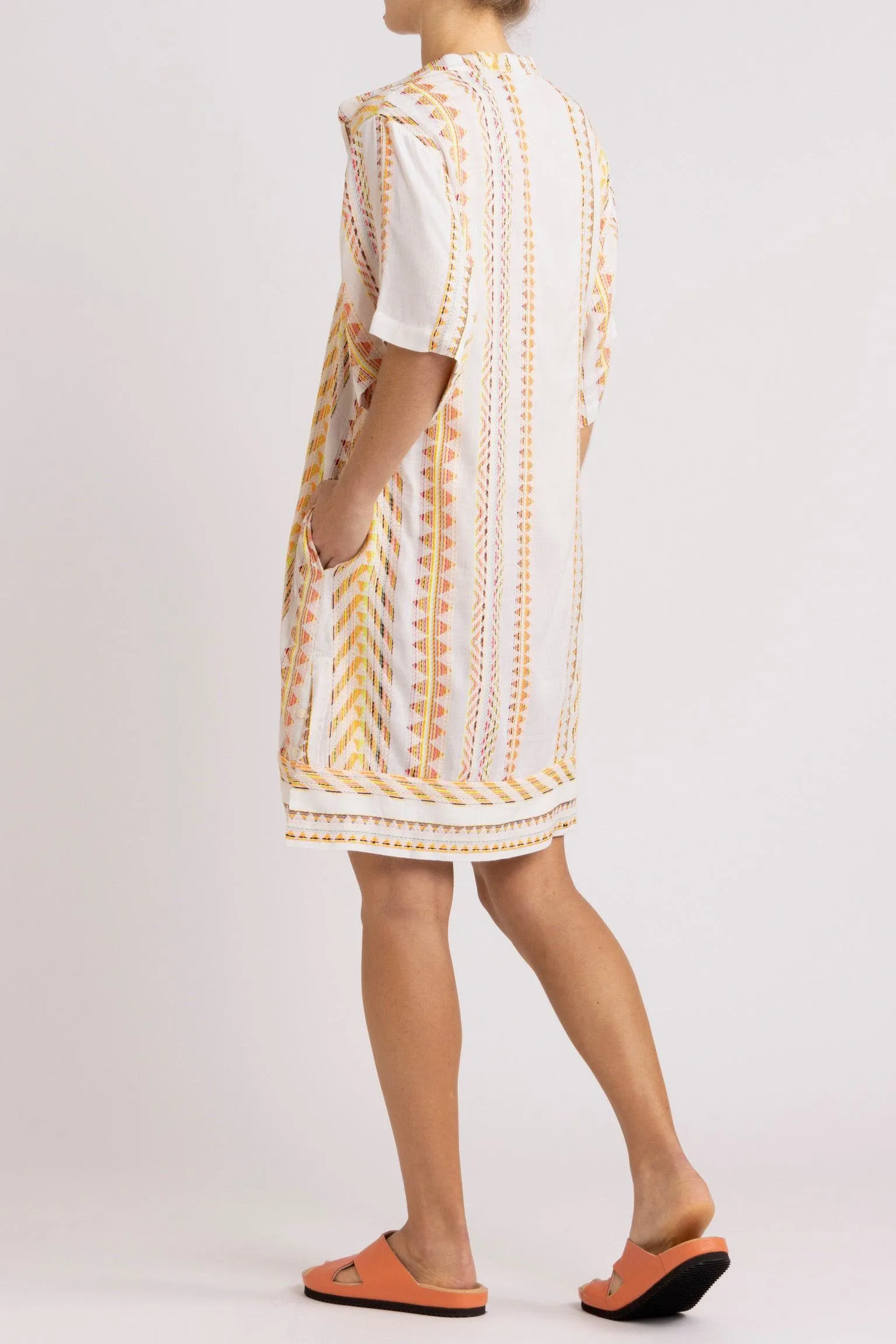 Bridie Kaleidoscope Stripe Short Dress