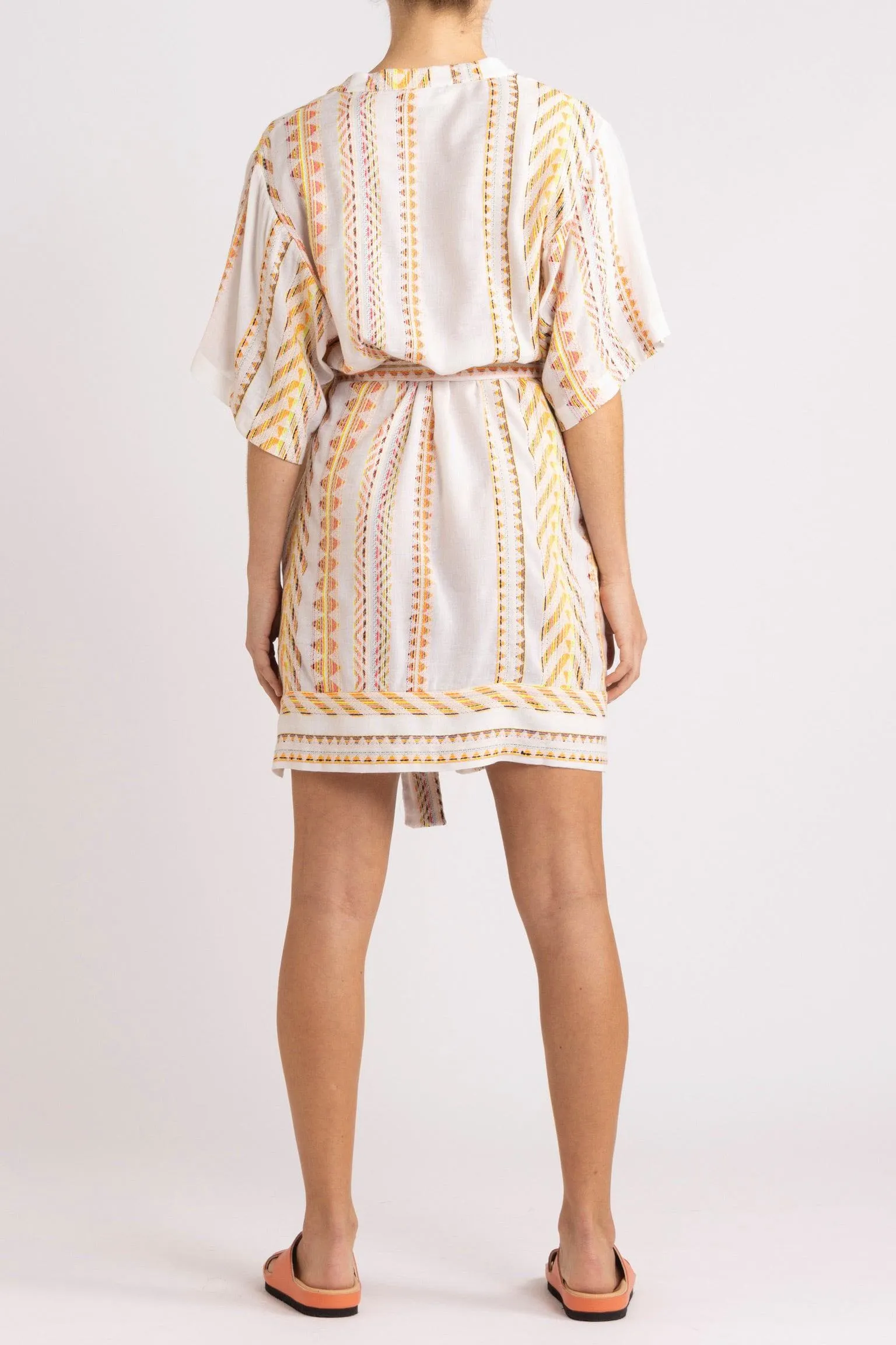 Bridie Kaleidoscope Stripe Short Dress