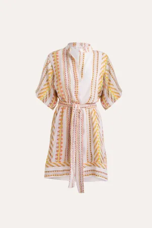 Bridie Kaleidoscope Stripe Short Dress
