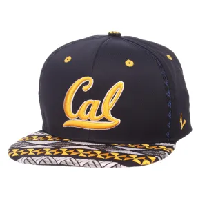 Cal Golden Bears Zephyr Navy "Makai" TOA Collection Snapback Flat Bill Hat Cap