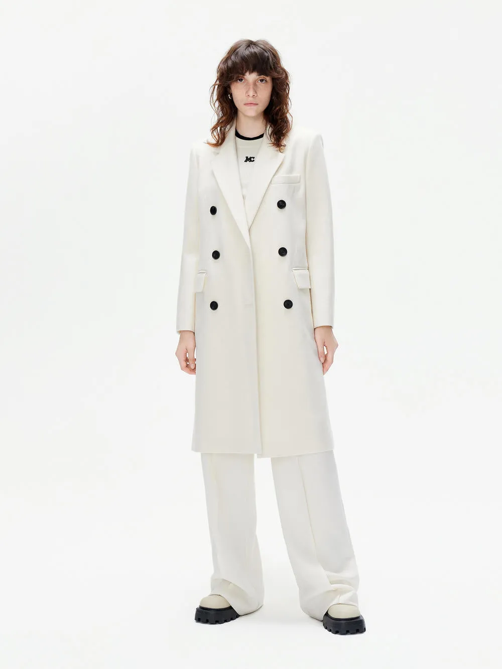 Double Breasted Wool Coat
