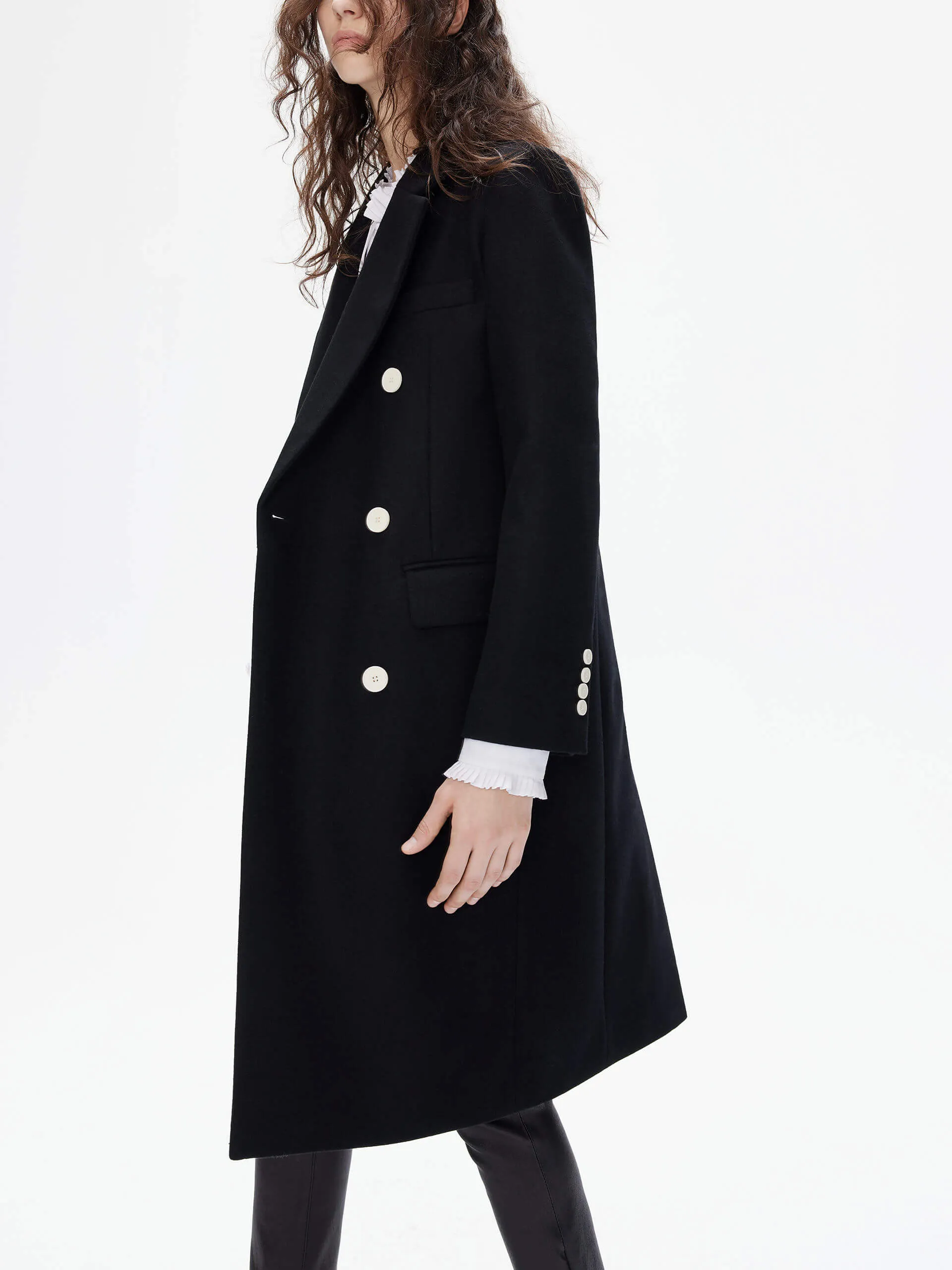 Double Breasted Wool Coat