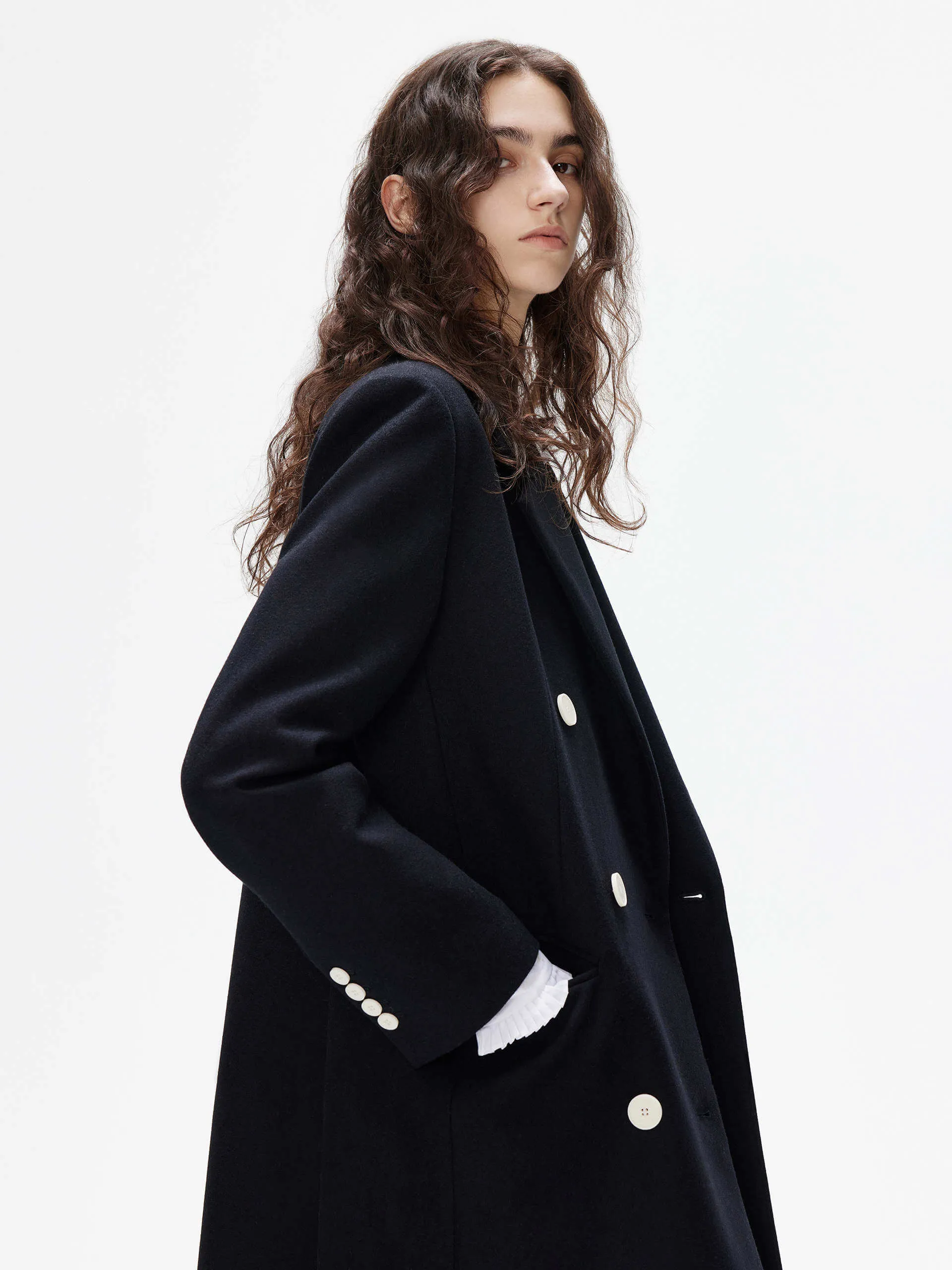 Double Breasted Wool Coat