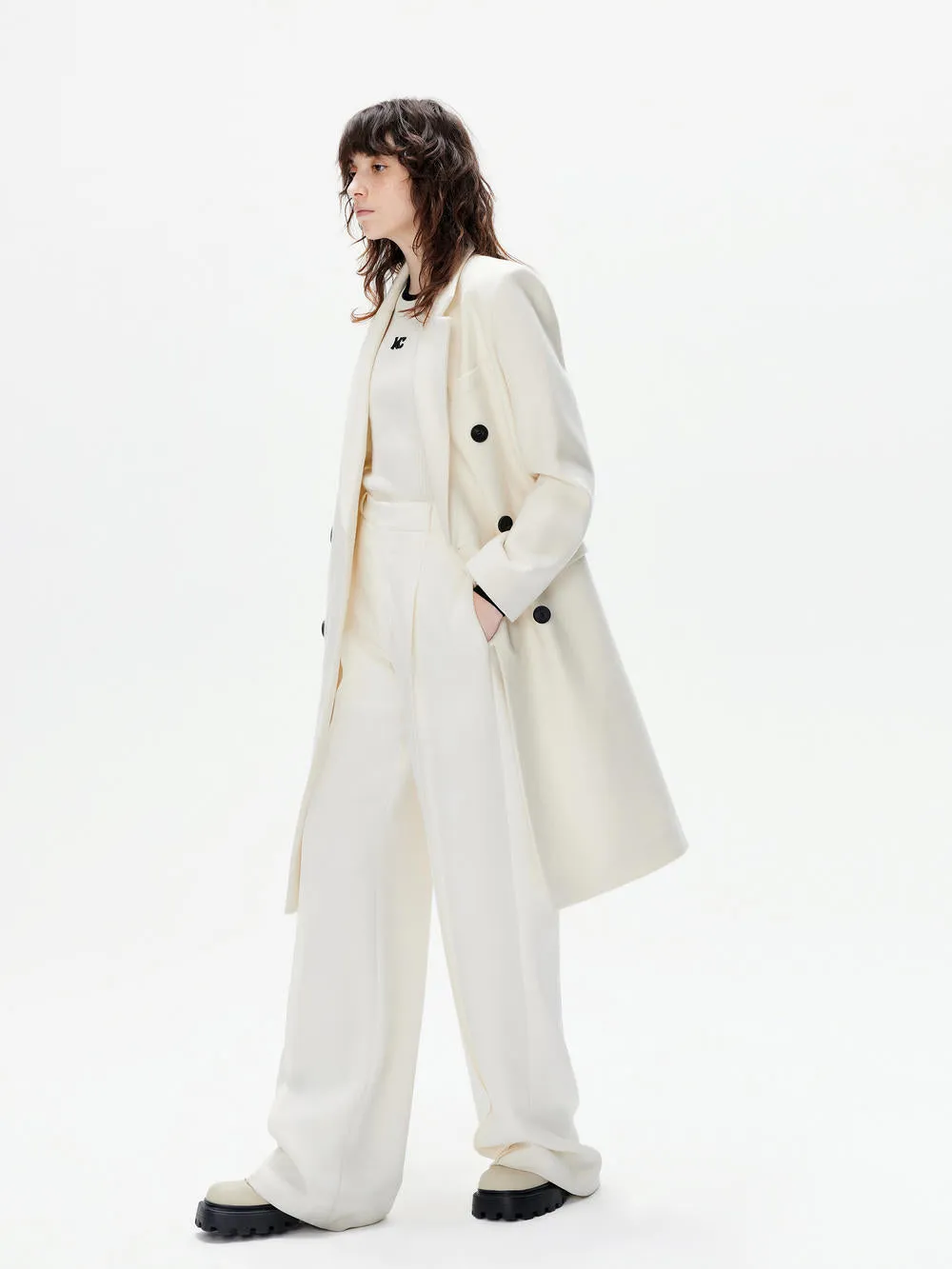 Double Breasted Wool Coat