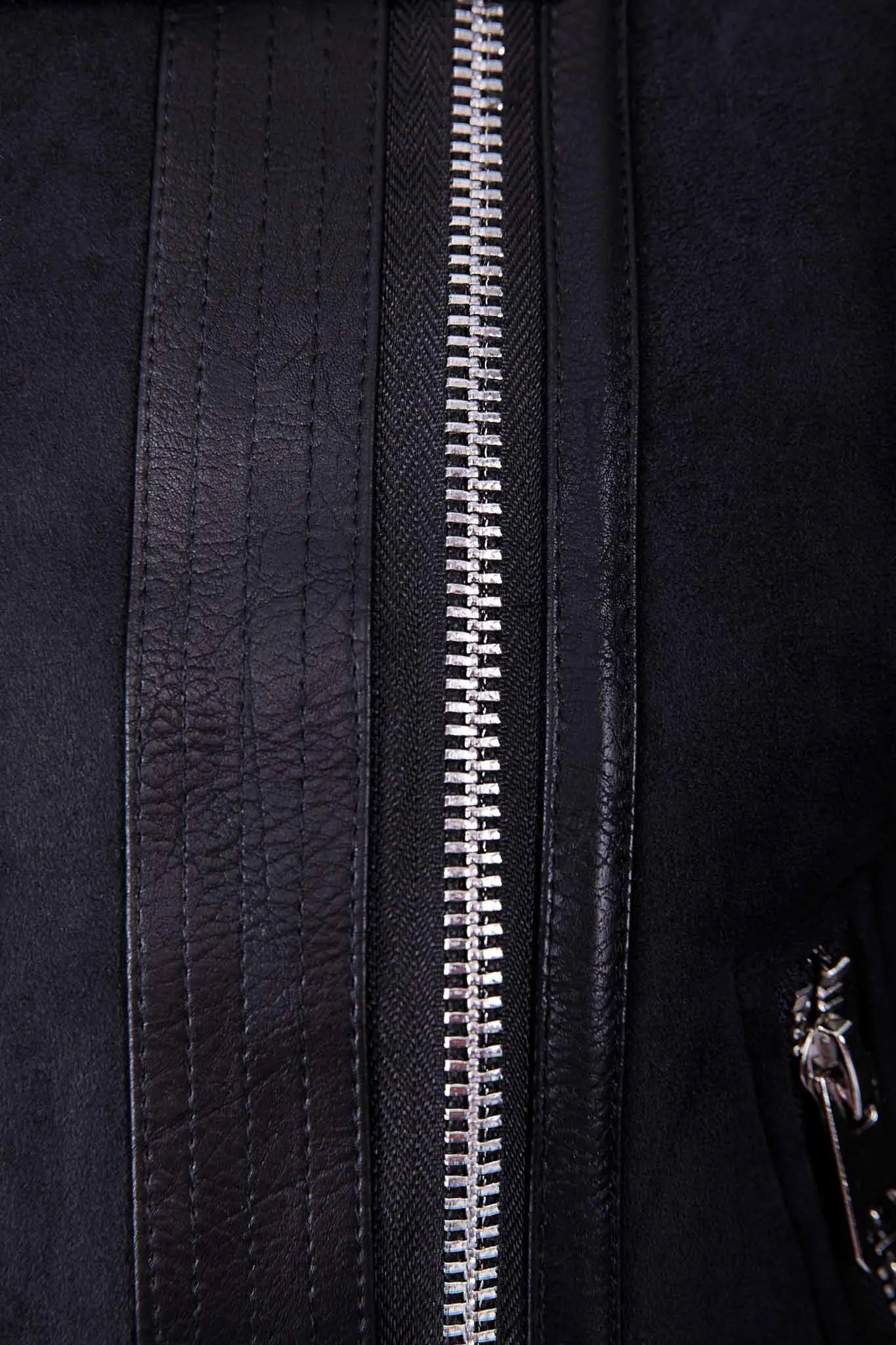 DOUBLE-FACED JACKET WITH VELVET TEXTURE