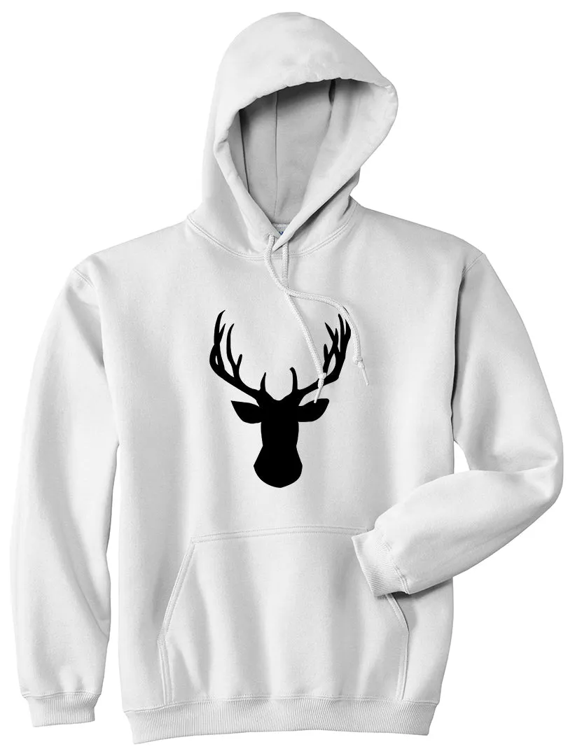 Elk Antler Deer Animal Mens Pullover Hoodie