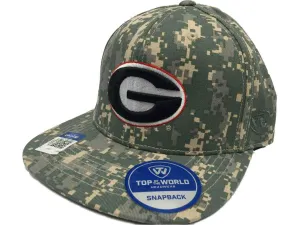 Georgia Bulldogs TOW Digital Camouflage Patriot Snap Adjustable Snapback Hat Cap Georgia Bulldogs TOW Digital Camouflage Patriot Snap Adjustable Snapback Hat Cap