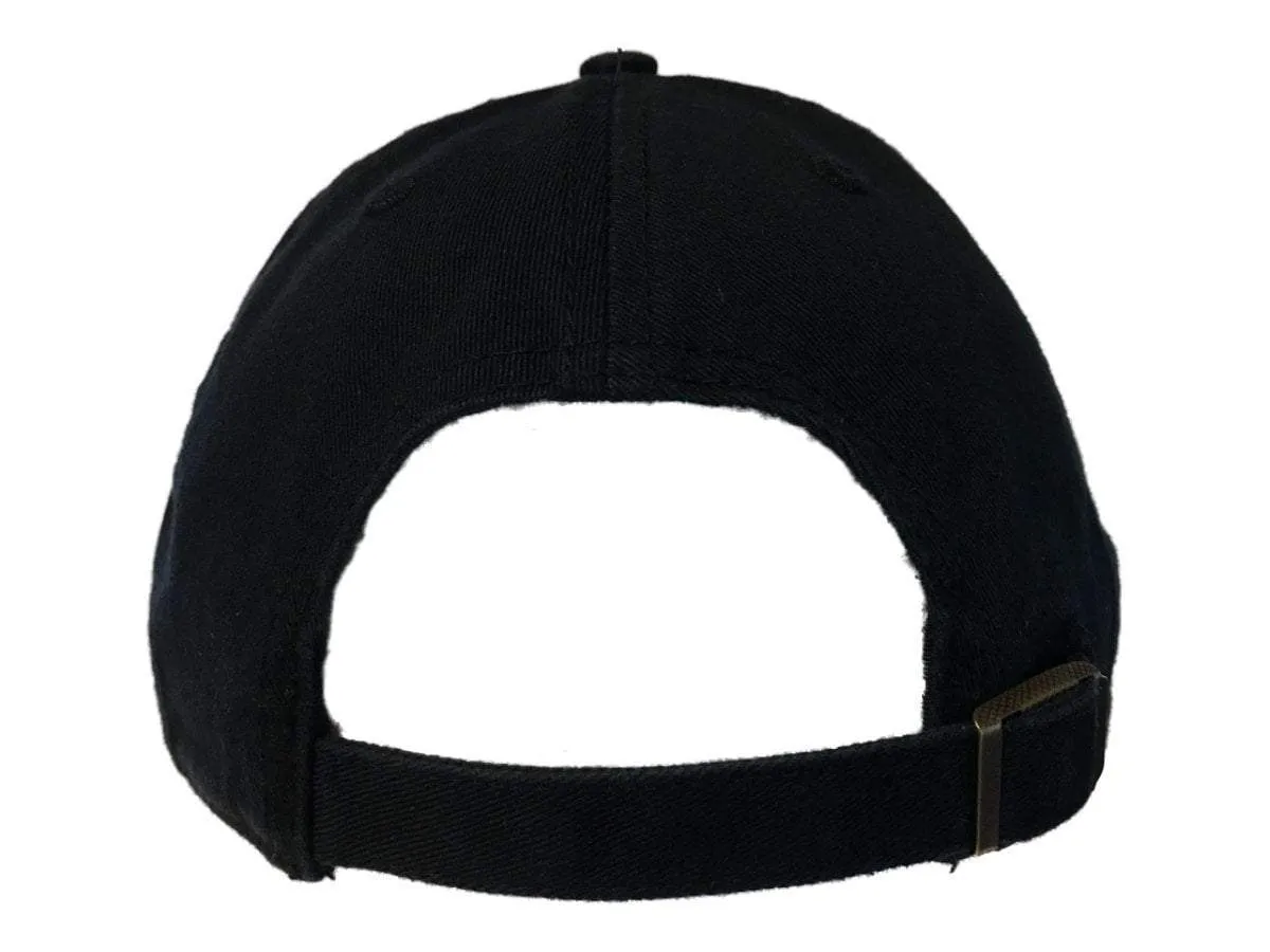 Iowa Hawkeyes 47 Brand Black Clean Up Adjustable Strapback Slouch Relax Hat Cap