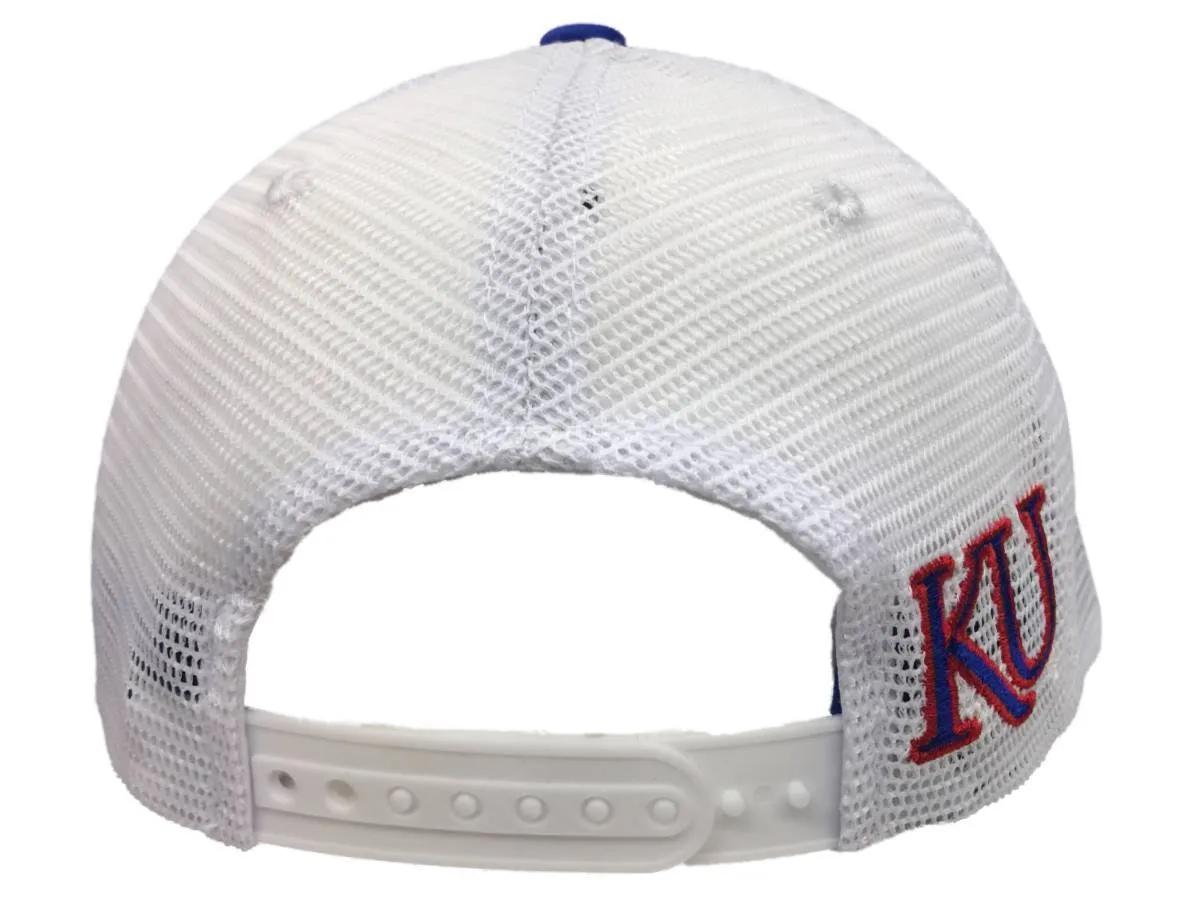 Kansas Jayhawks TOW Blue Ranger Mesh Adjustable Snapback Structured Hat Cap