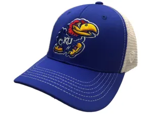 Kansas Jayhawks TOW Blue Ranger Mesh Adjustable Snapback Structured Hat Cap