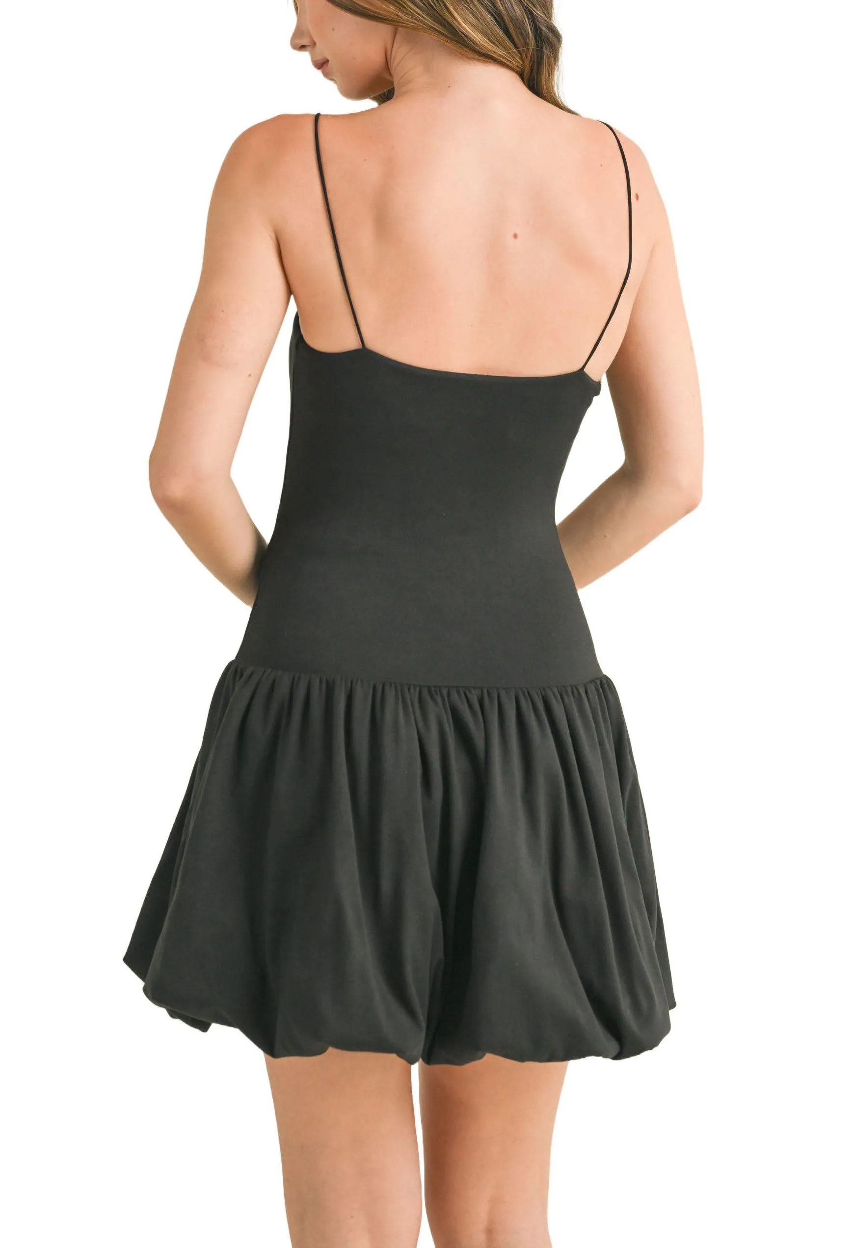 Katie Chevron Drop Waist Mini Dress