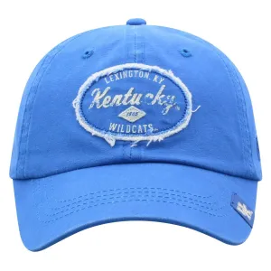 Kentucky Wildcats TOW Royal Blue "Tatter" Patch Logo Adj. Slouch Hat Cap