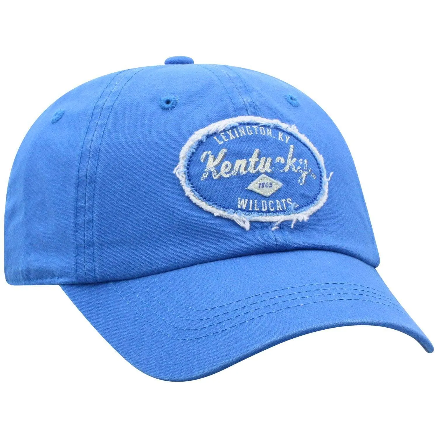 Kentucky Wildcats TOW Royal Blue "Tatter" Patch Logo Adj. Slouch Hat Cap