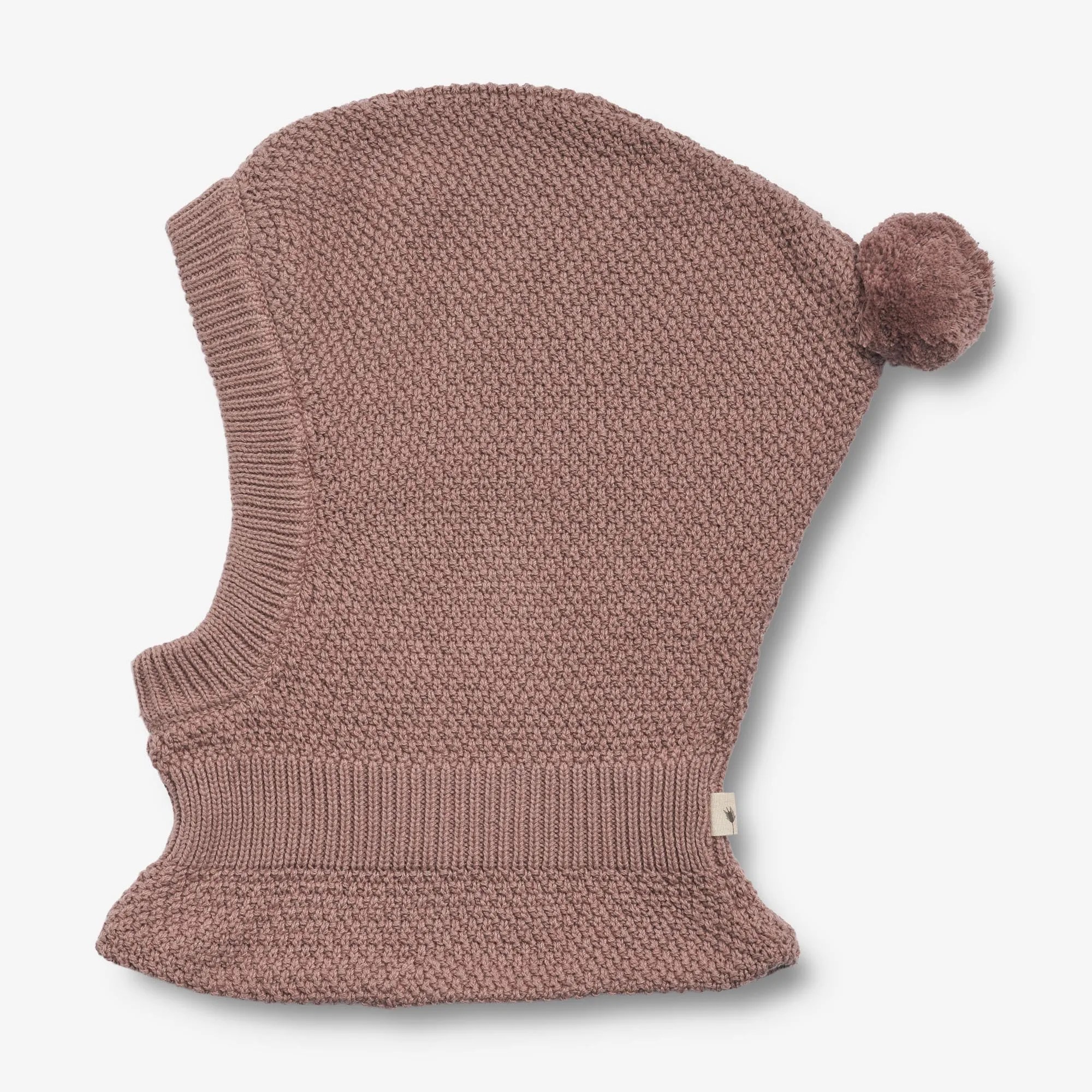 Knitted Balaclava Pomi | Baby - lavender rose