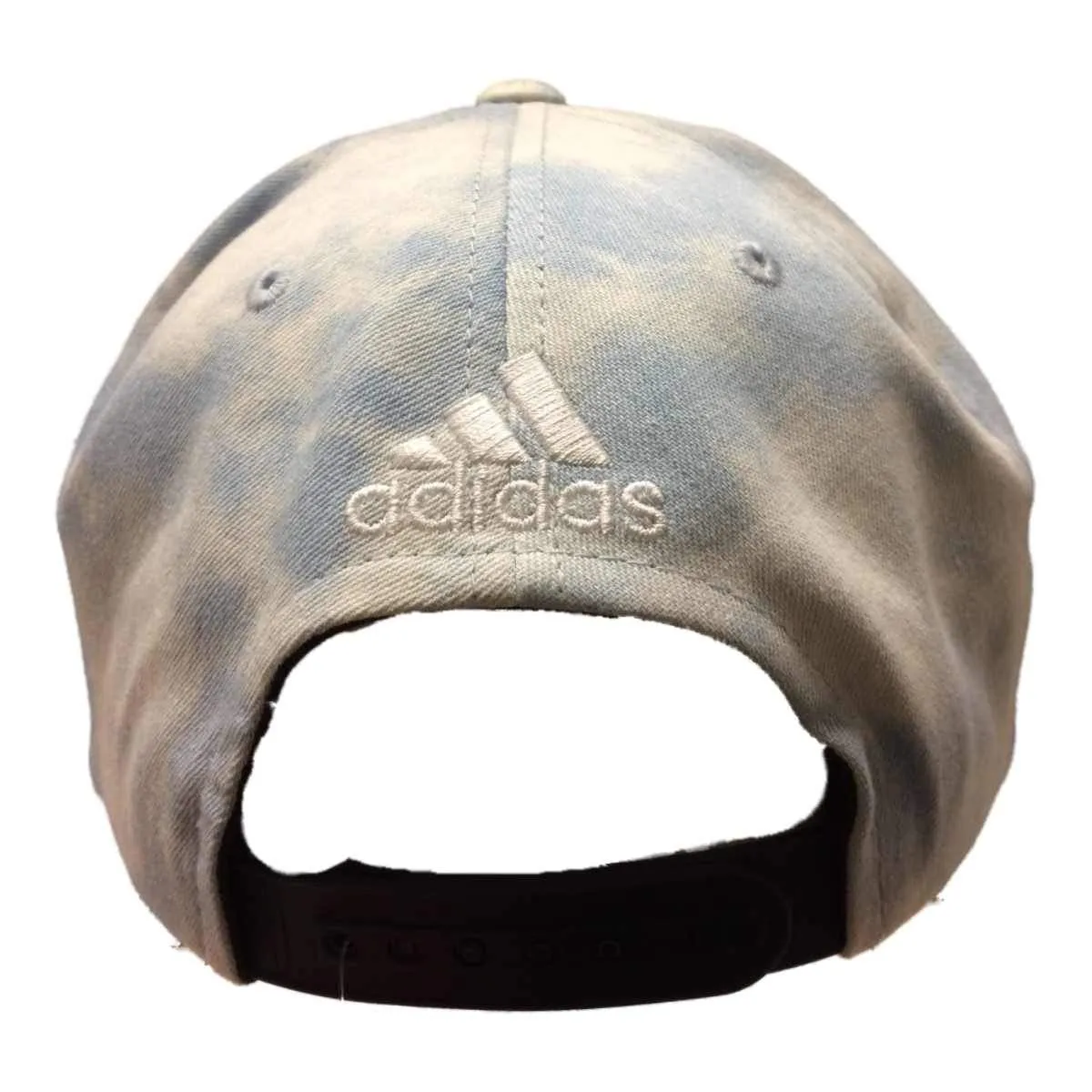 Los Angeles Galaxy Adidas Acid Wash Denim Structured Snapback Flat Bill Hat