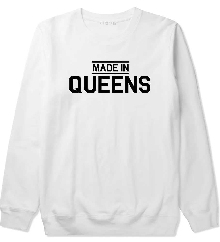Made In Queens NY Mens Crewneck Sweatshirt