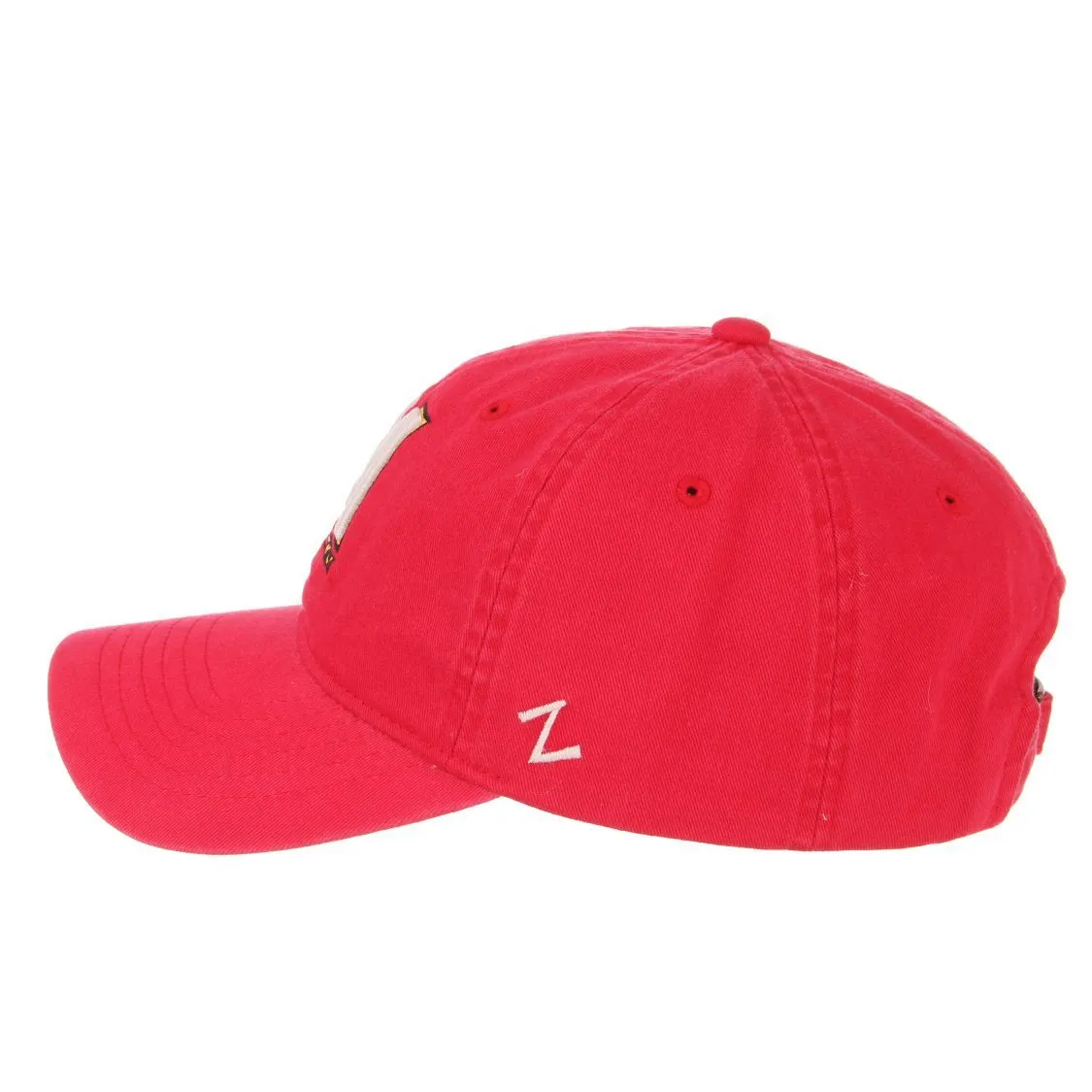 Maryland Terrapins Zephyr Red "Scholarship" Adj. Strapback Relax Fit Hat Cap