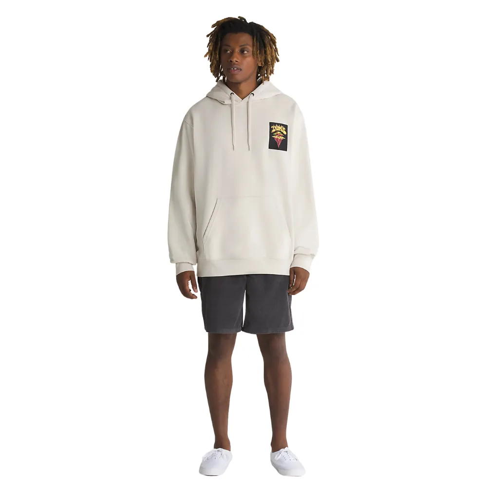 Meteor Mushroom Loose Pullover Hoodie Oatmeal