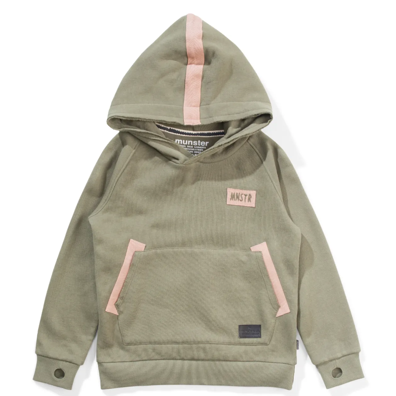 Munster Kids -  Hangabout Hoody in Olivine