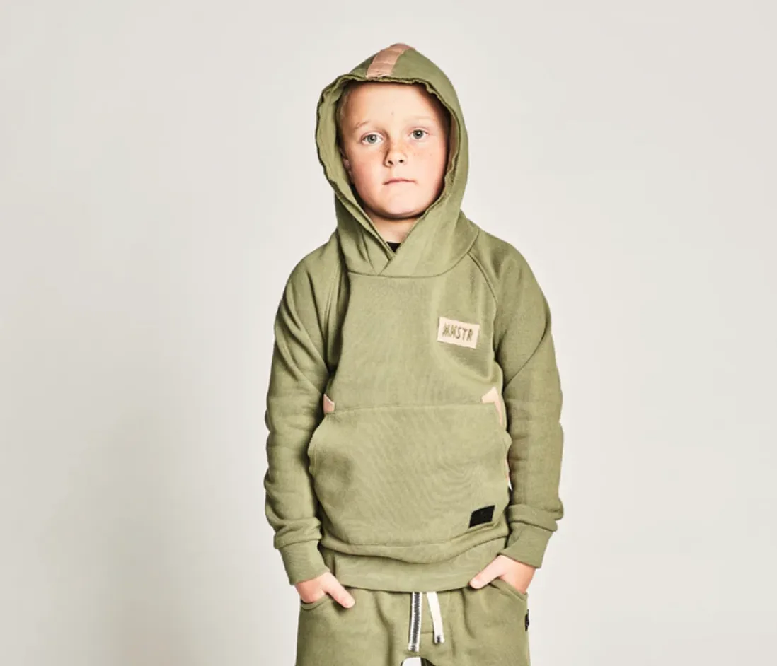 Munster Kids -  Hangabout Hoody in Olivine