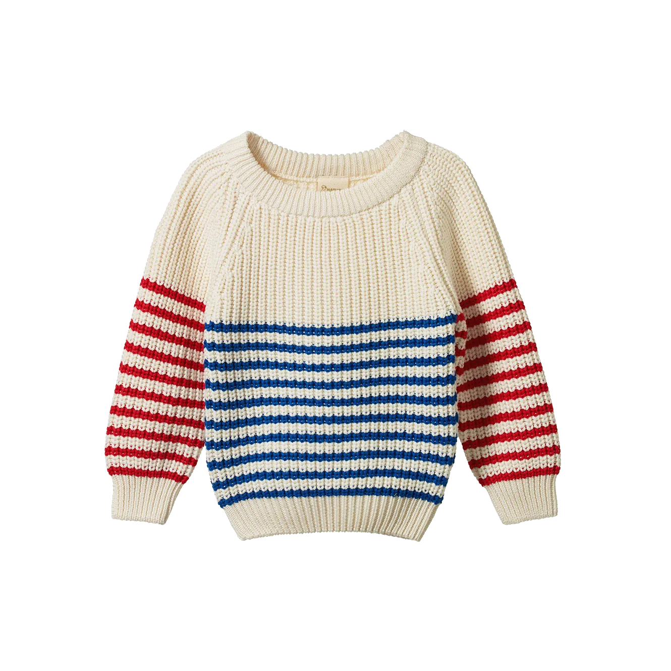 Nature Baby Billy Jumper - Mariner/Red Sailor Stripe