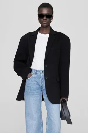 Quinn Blazer Black Cashmere Blend