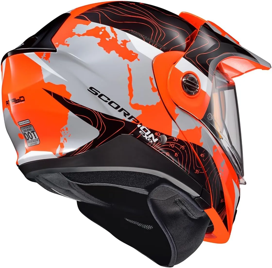 ScorpionEXO AT960 Cold Weather Adventure Modular Helmet Dual Pane Shield