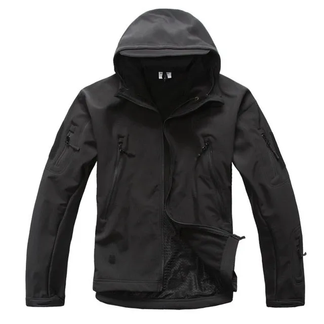 Shark Skin Camouflage Coat Military Jacket Men Waterproof Tactical Softshell Hoodies Army windbreaker Jackets