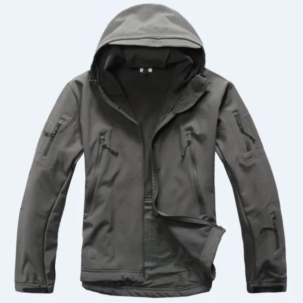 Shark Skin Camouflage Coat Military Jacket Men Waterproof Tactical Softshell Hoodies Army windbreaker Jackets
