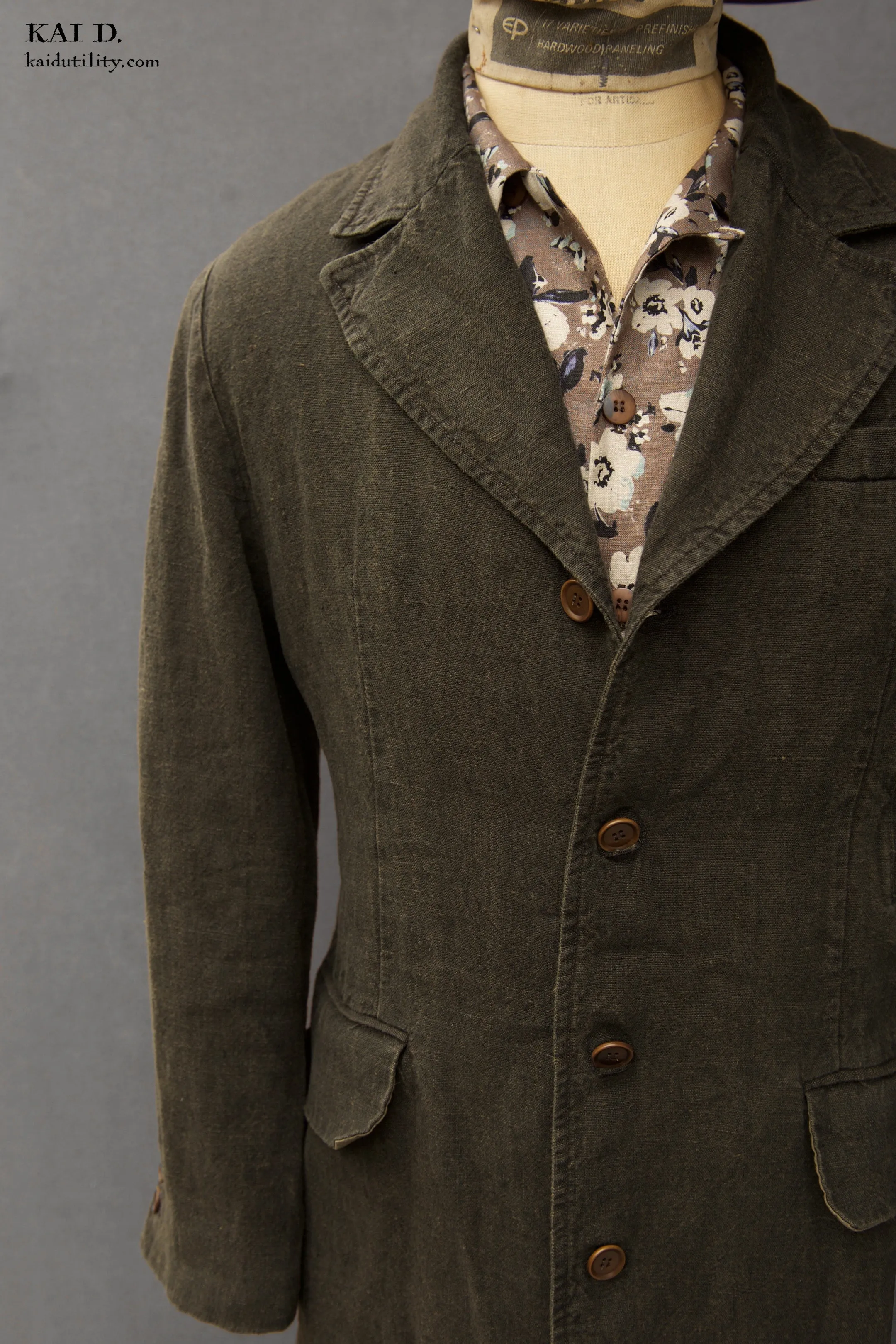 Shelby Coat - Aged Linen - M, L, XL (NO RETURN)