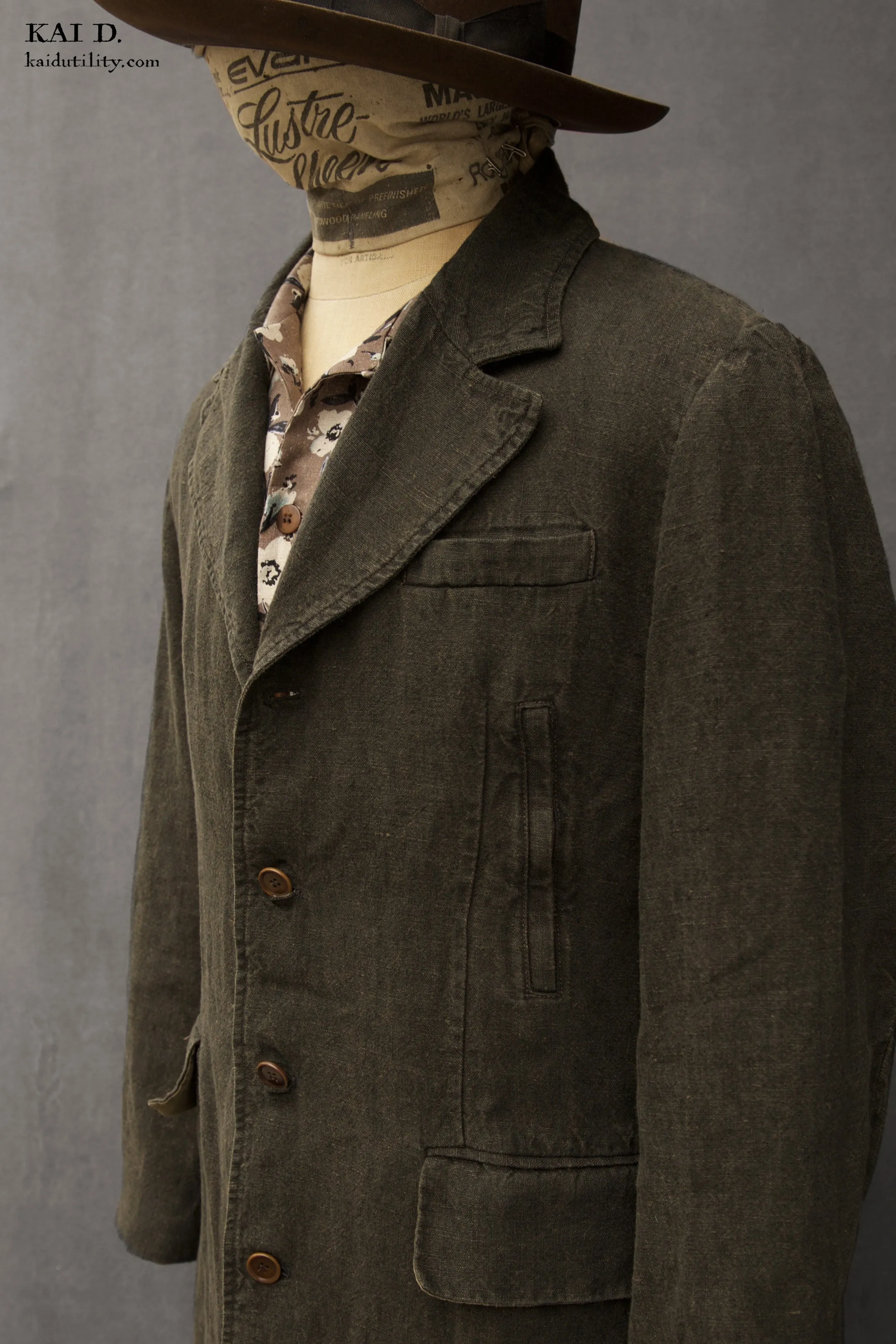 Shelby Coat - Aged Linen - M, L, XL (NO RETURN)
