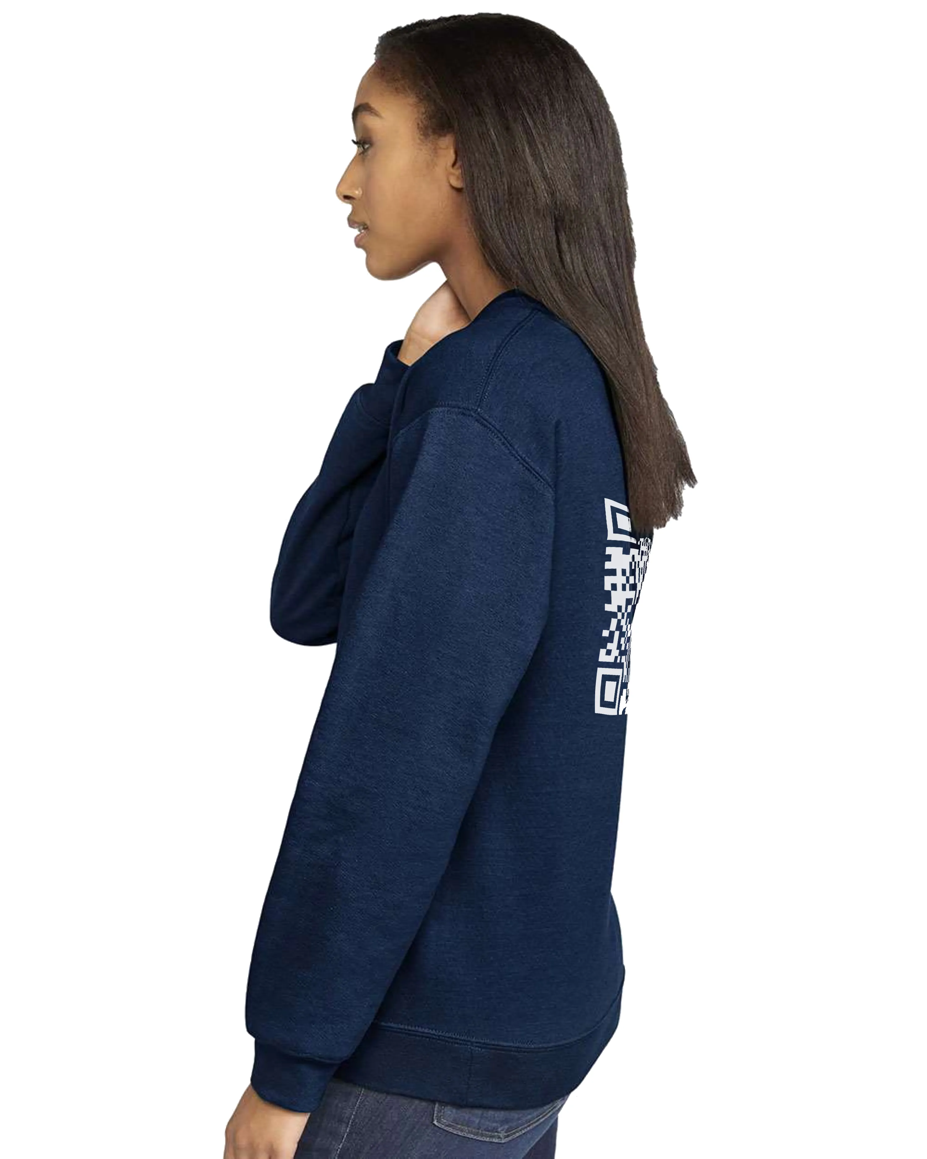 Show Your Tits Crewneck Sweatshirt QR Code