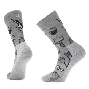 Smartwool Everyday Forest Loot Crew Socks Color: Light Gray