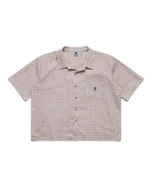 Wabi Light Brown Button Up Shirt